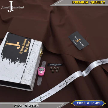 J. Business Class 4 Season Wash N Wear With Luxury Box & Bag + Button + Tasbeeh