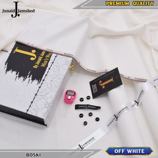 J. Premium 12 Pound Bosky With Luxury Box & Bag ( OFF WHITE )