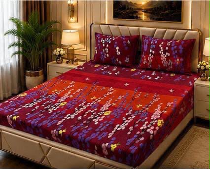 Fleece Bedsheet 3pc-Double Bed