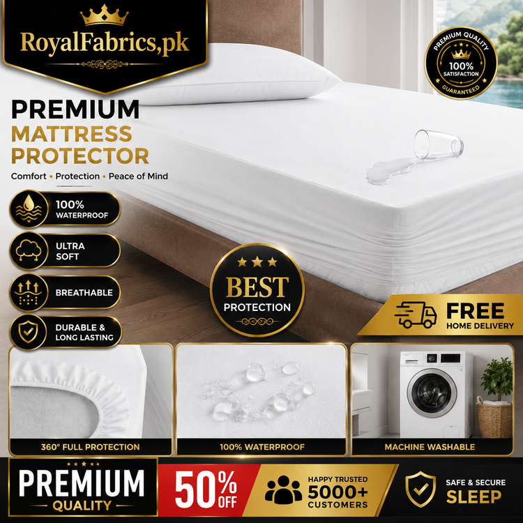ZIPPER WATERPROOF MATTRESS Protector (Cover)