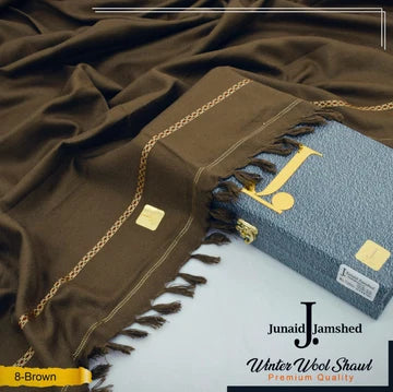 J. PREMIUM WOOL SHAWL FOR MENS WITH GIFT BOX & BAG ( Maroon )