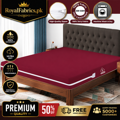 ZIPPER WATERPROOF MATTRESS Protector (Cover)
