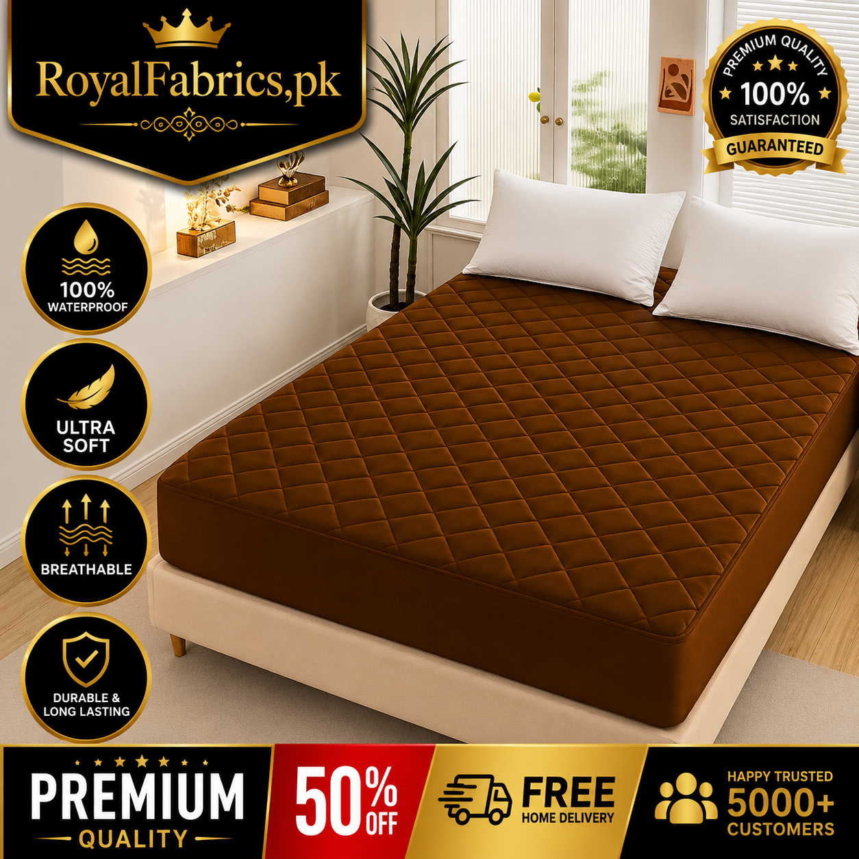 QUILTED WATERPROOF MATTRESS Protector