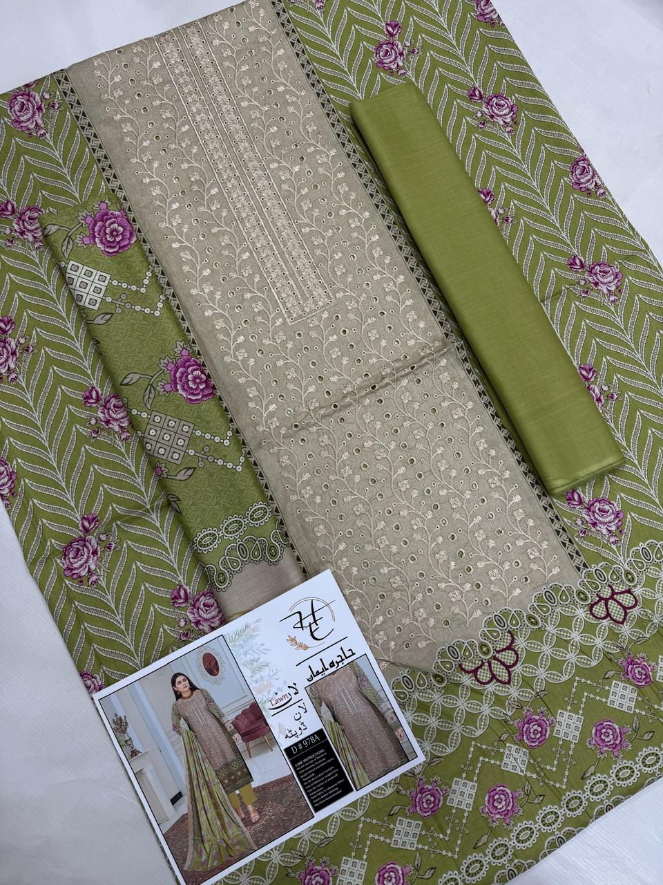 SUMMER COLLECTION  LAWN Duppata