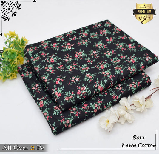 Rooma  2Pcs Soft Cotton Lawn Life Time Guaranteed