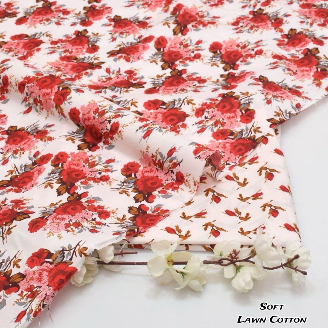Rooma  2Pcs Soft Cotton Lawn Life Time Guaranteed