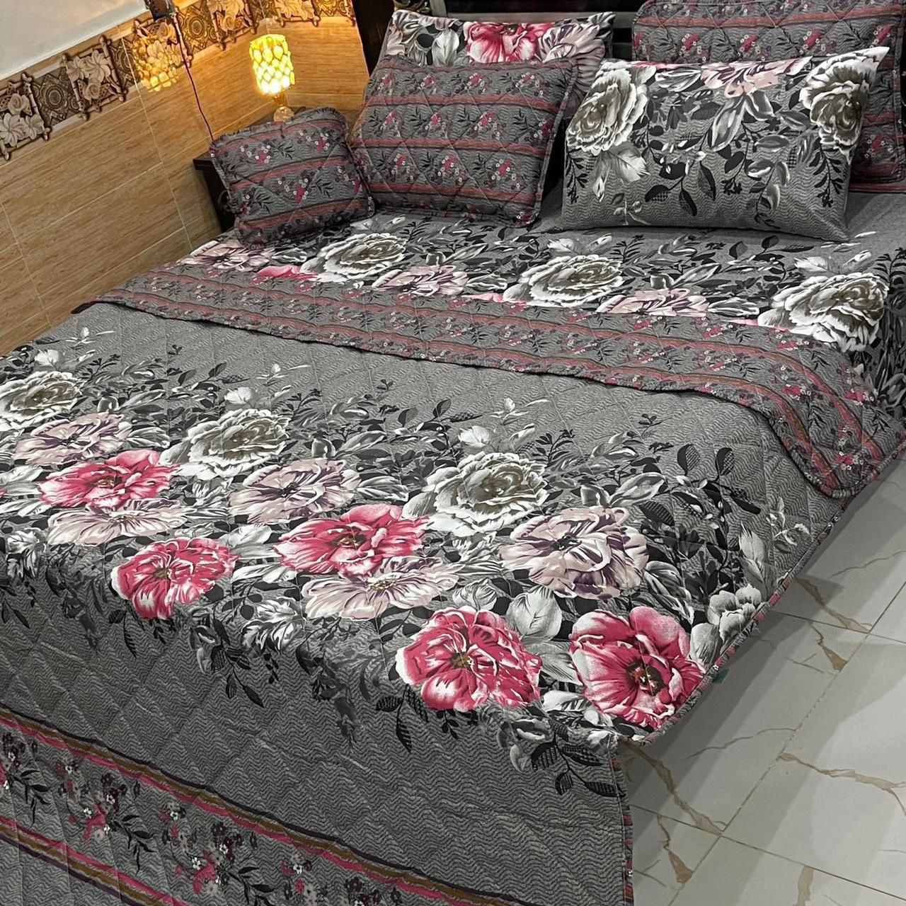 Alkaram Cotton Comforter Set - Light Filling