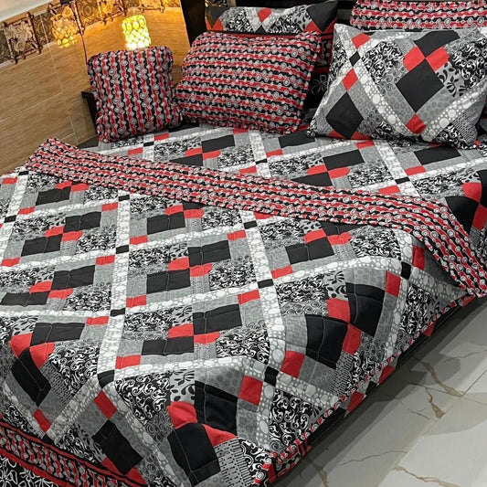 Alkaram Cotton Comforter Set - Light Filling