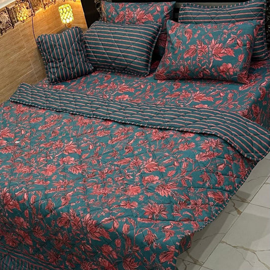 Alkaram Cotton Comforter Set - Light Filling