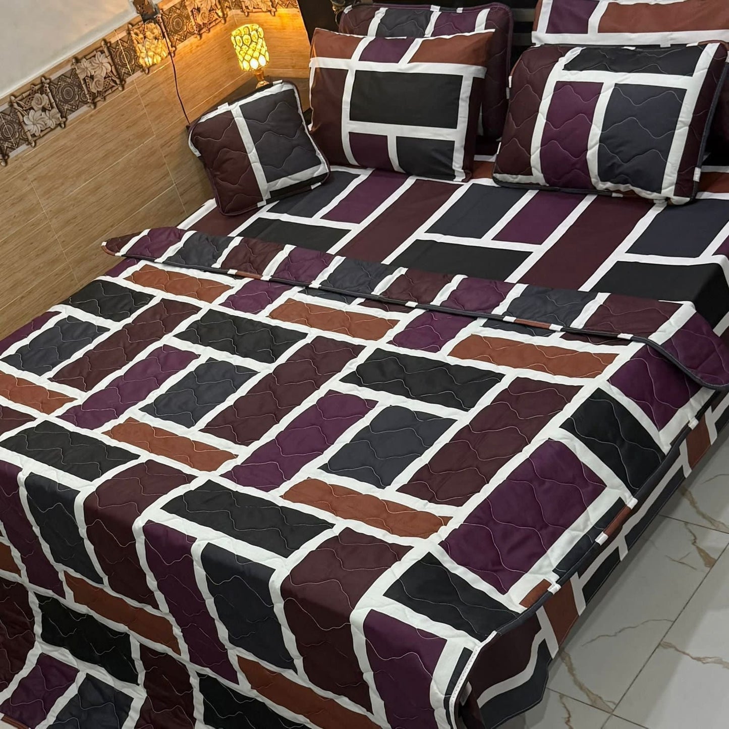 Alkaram Cotton Comforter Set - Light Filling