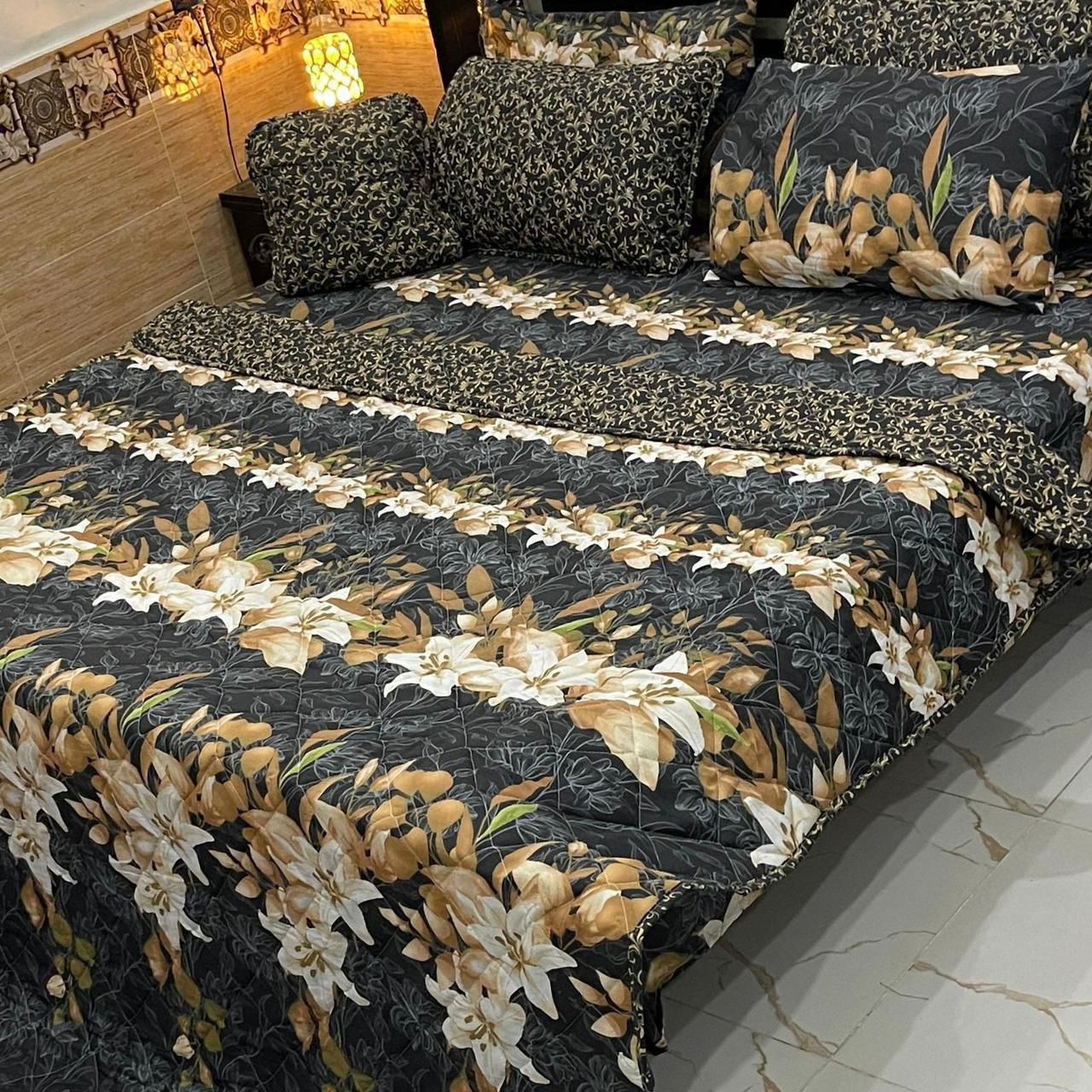 Alkaram Cotton Comforter Set - Light Filling