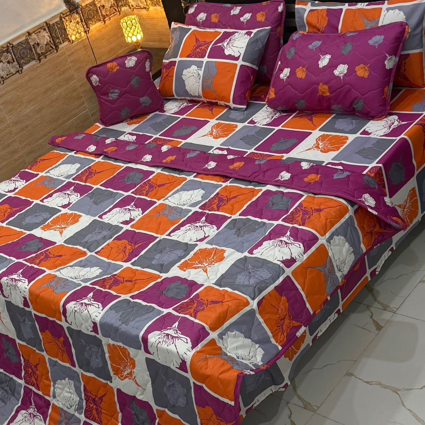 Alkaram Cotton Comforter Set - Light Filling