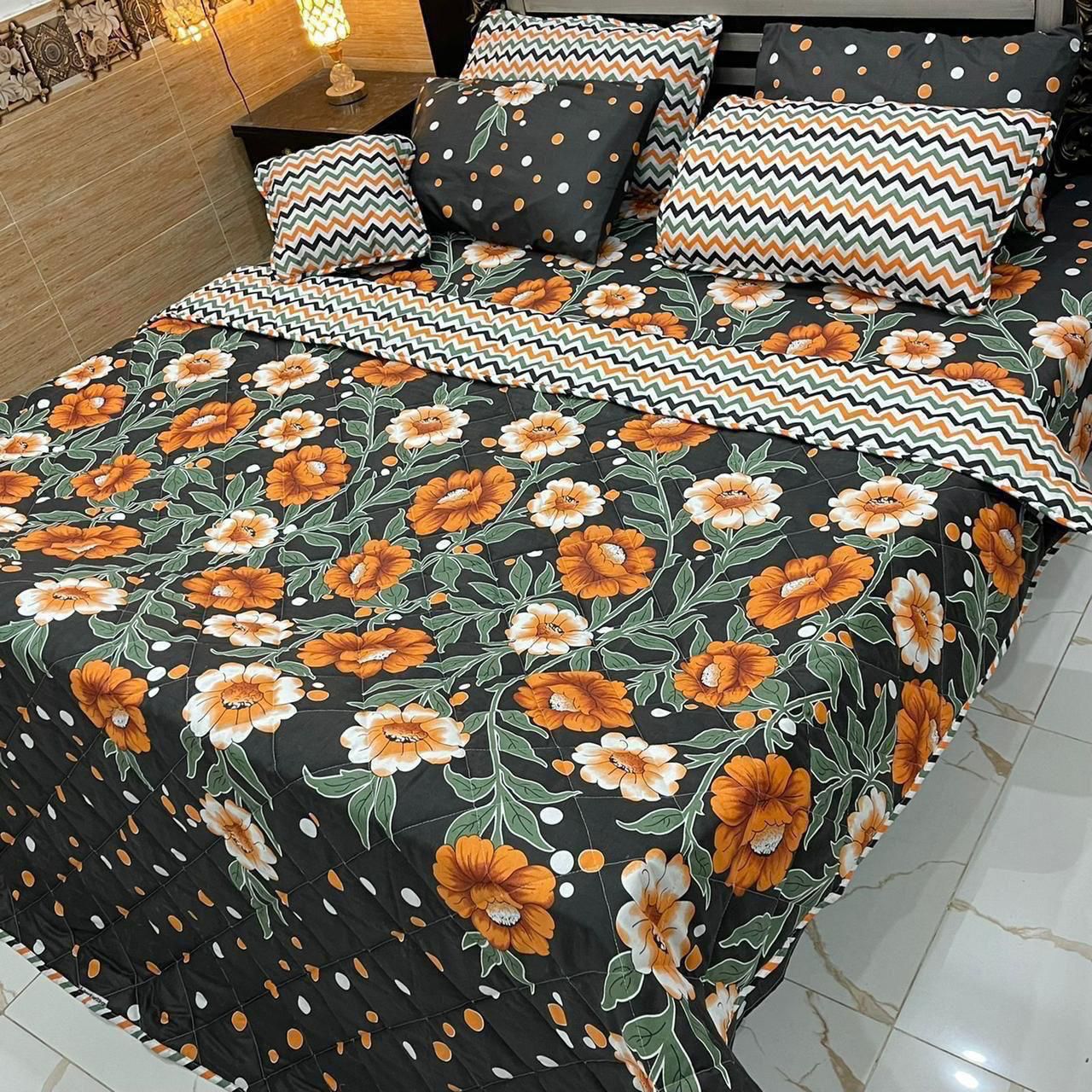 Alkaram Cotton Comforter Set - Light Filling