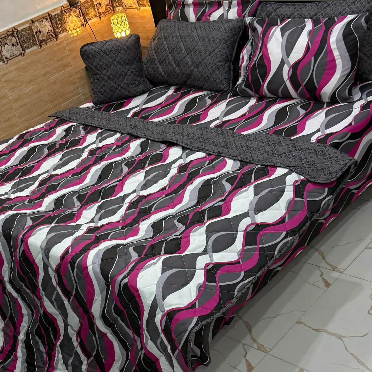 Alkaram Cotton Comforter Set - Light Filling