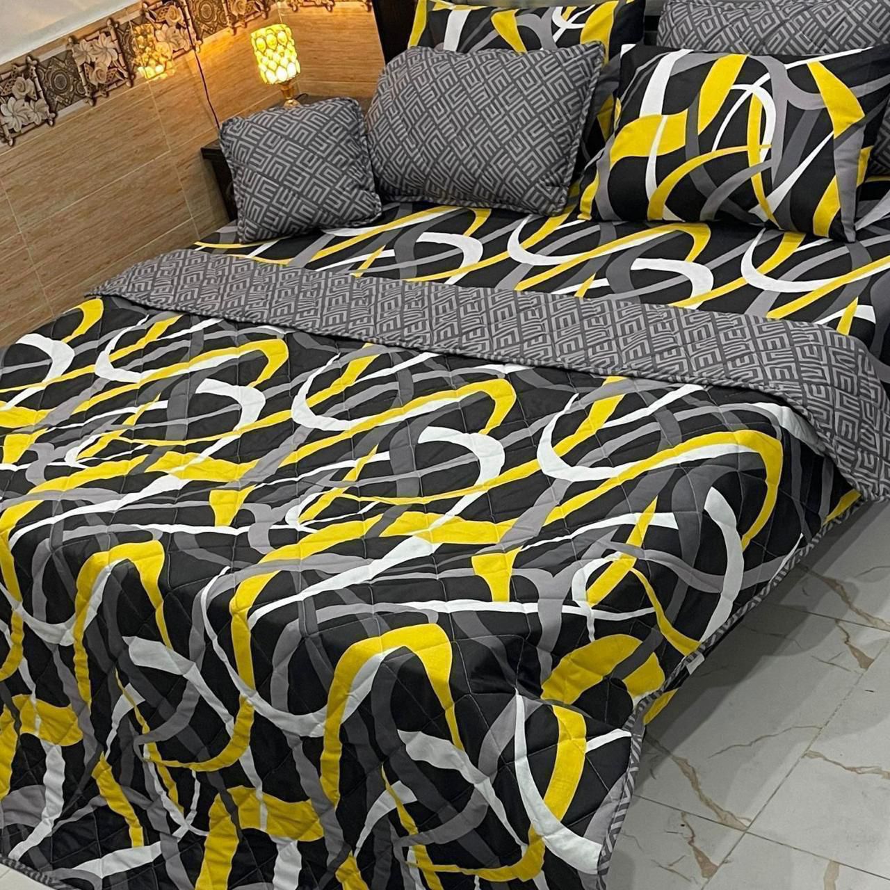 Alkaram Cotton Comforter Set - Light Filling