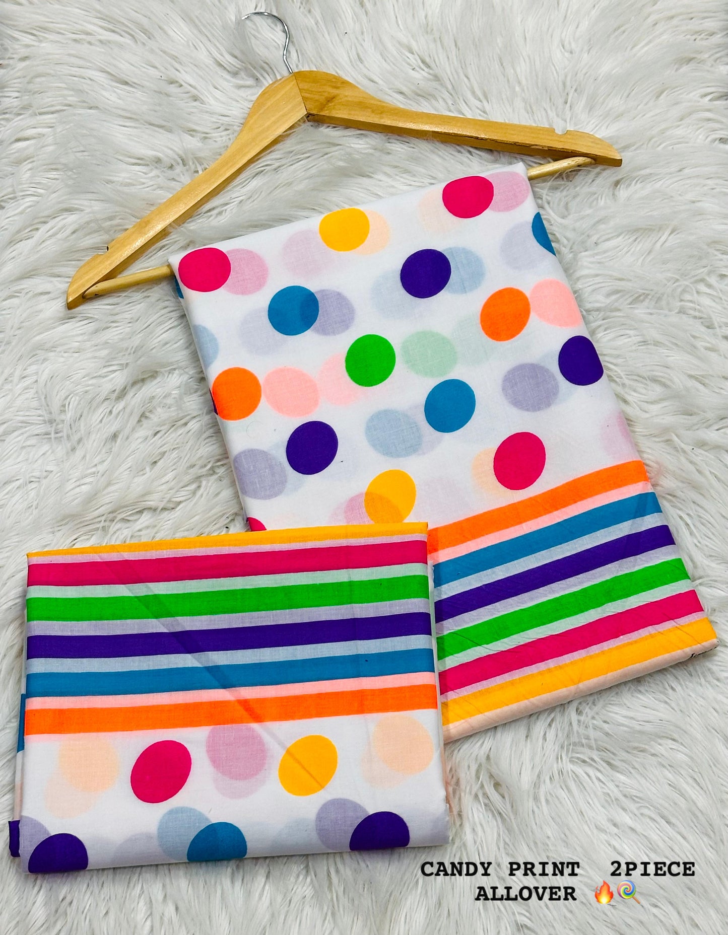 TRENDY 2PC's RAINBOW / CANDY
