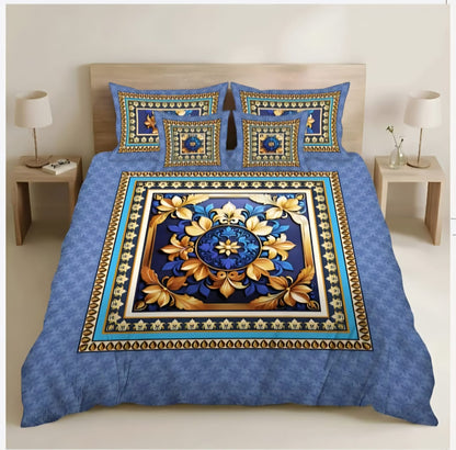 BEDIOR 5PCS DIGITAL 5D BED SHEET SET