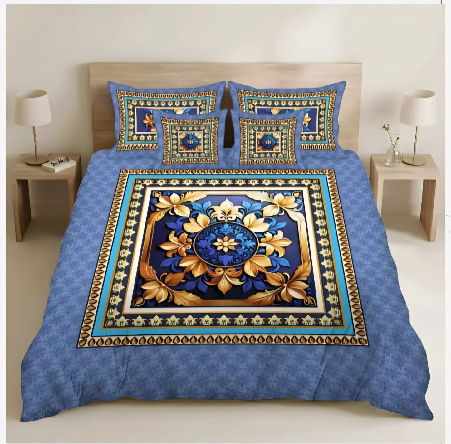 BEDIOR 5PCS DIGITAL 5D BED SHEET SET