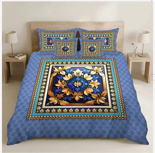 BEDIOR 5PCS DIGITAL 5D BED SHEET SET