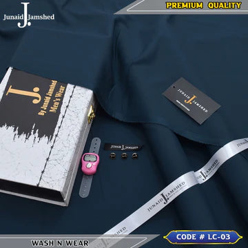 J. Business Class 4 Season Wash N Wear With Luxury Box & Bag + Button + Tasbeeh