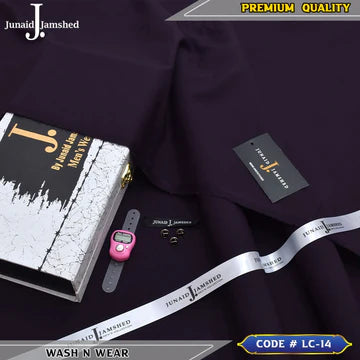 J. Business Class 4 Season Wash N Wear With Luxury Box & Bag + Button + Tasbeeh