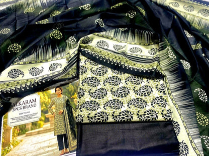 Unstitched Alkaram Lawn 3PC'S