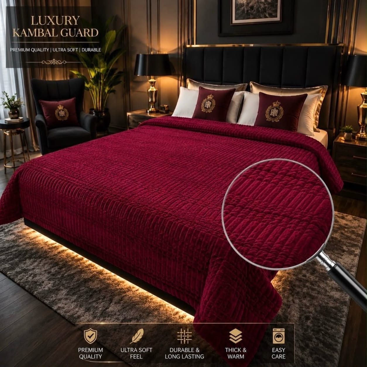 Luxury Bubble AC Blanket