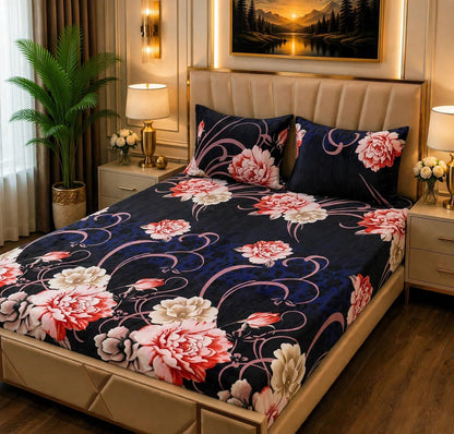 Fleece Bedsheet 3pc-Double Bed