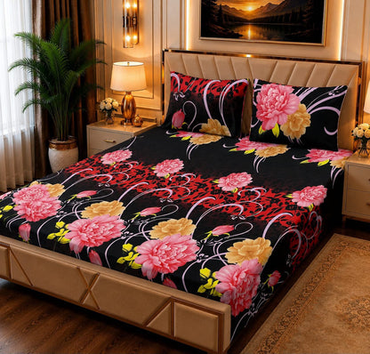 Fleece Bedsheet 3pc-Double Bed