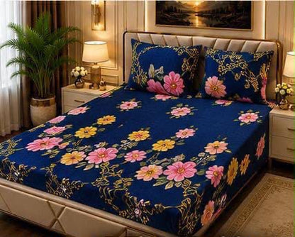 Fleece Bedsheet 3pc-Double Bed