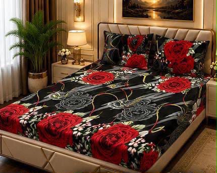 Fleece Bedsheet 3pc-Double Bed
