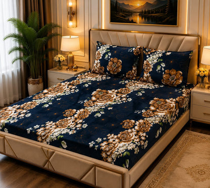 Fleece Bedsheet 3pc-Double Bed