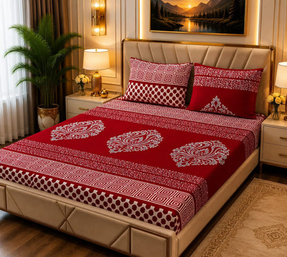 Fleece Bedsheet 3pc-Double Bed