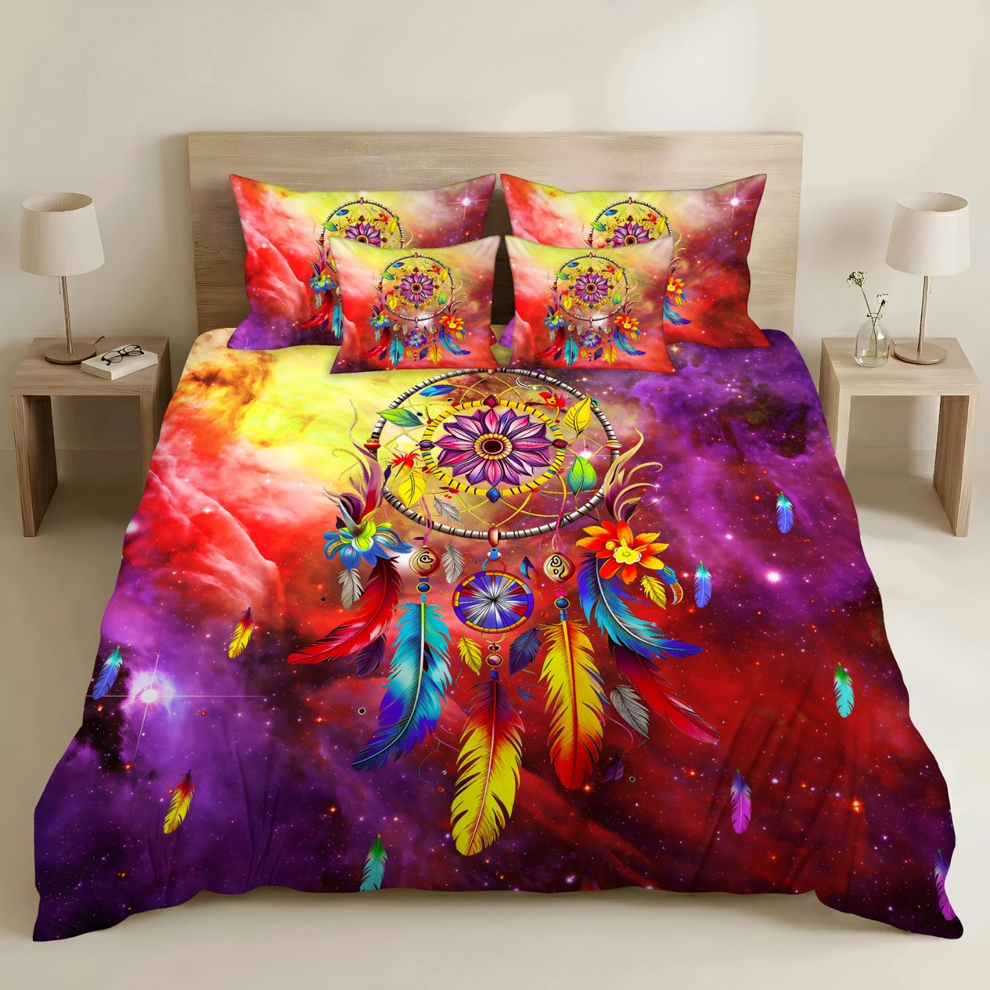 BEDIOR 5PCS DIGITAL 5D BED SHEET SET