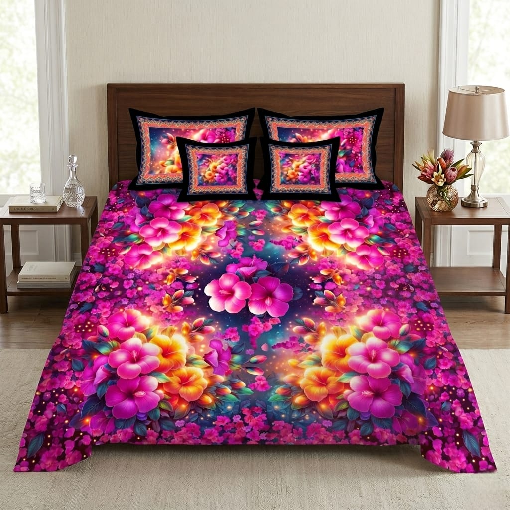BEDIOR 5PCS DIGITAL 5D BED SHEET SET