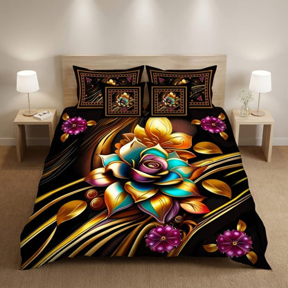 BEDIOR 5PCS DIGITAL 5D BED SHEET SET