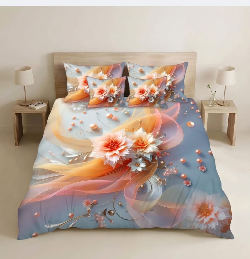 BEDIOR 5PCS DIGITAL 5D BED SHEET SET