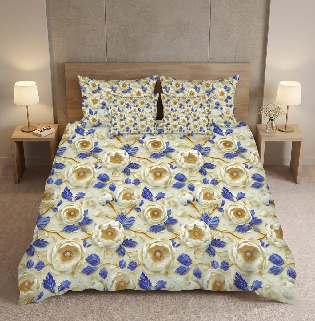BEDIOR 5PCS DIGITAL 5D BED SHEET SET