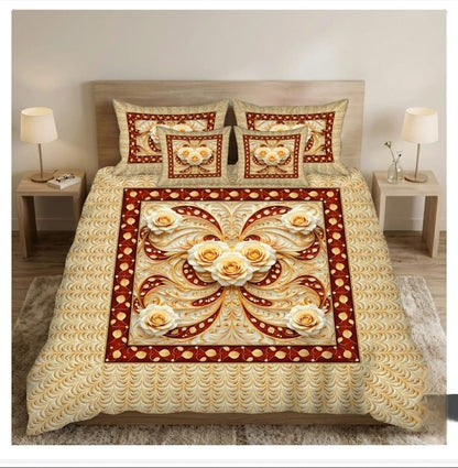 BEDIOR 5PCS DIGITAL 5D BED SHEET SET