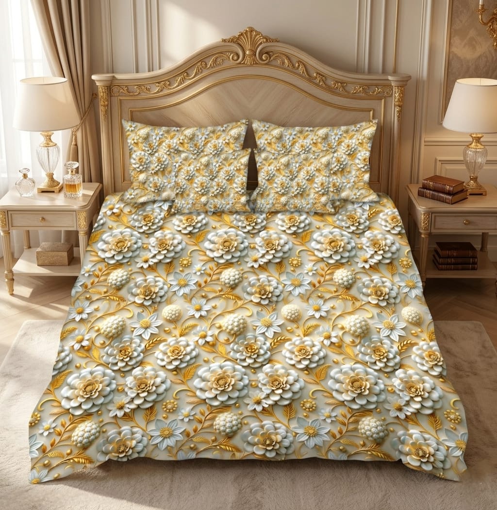 BEDIOR 5PCS DIGITAL 5D BED SHEET SET