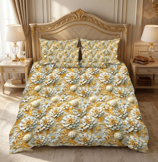 BEDIOR 5PCS DIGITAL 5D BED SHEET SET
