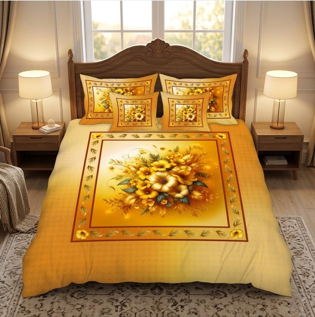 BEDIOR 5PCS DIGITAL 5D BED SHEET SET