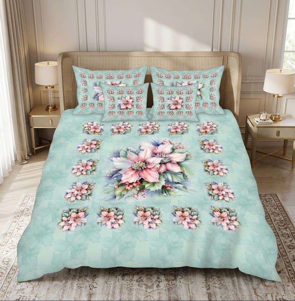 BEDIOR 5PCS DIGITAL 5D BED SHEET SET