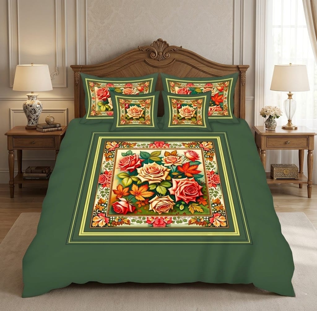 BEDIOR 5PCS DIGITAL 5D BED SHEET SET