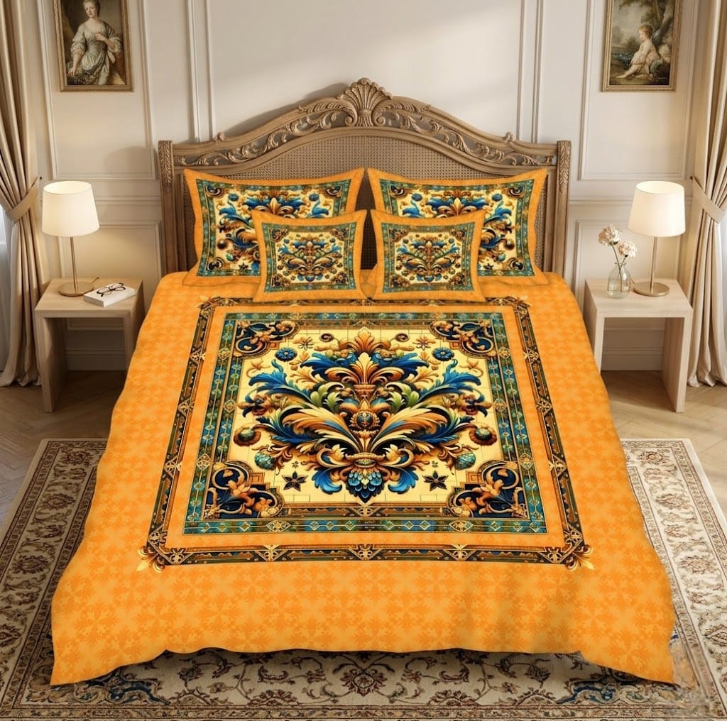 BEDIOR 5PCS DIGITAL 5D BED SHEET SET