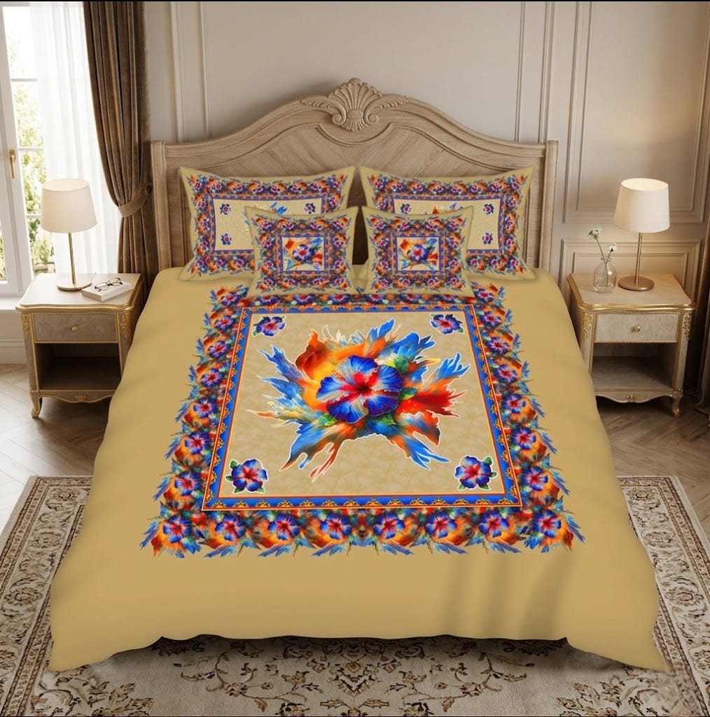 BEDIOR 5PCS DIGITAL 5D BED SHEET SET