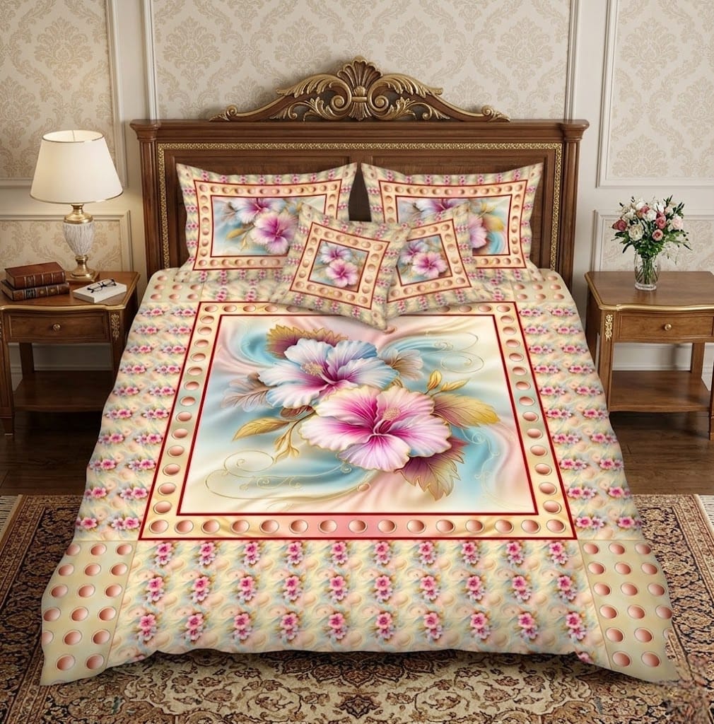 BEDIOR 5PCS DIGITAL 5D BED SHEET SET