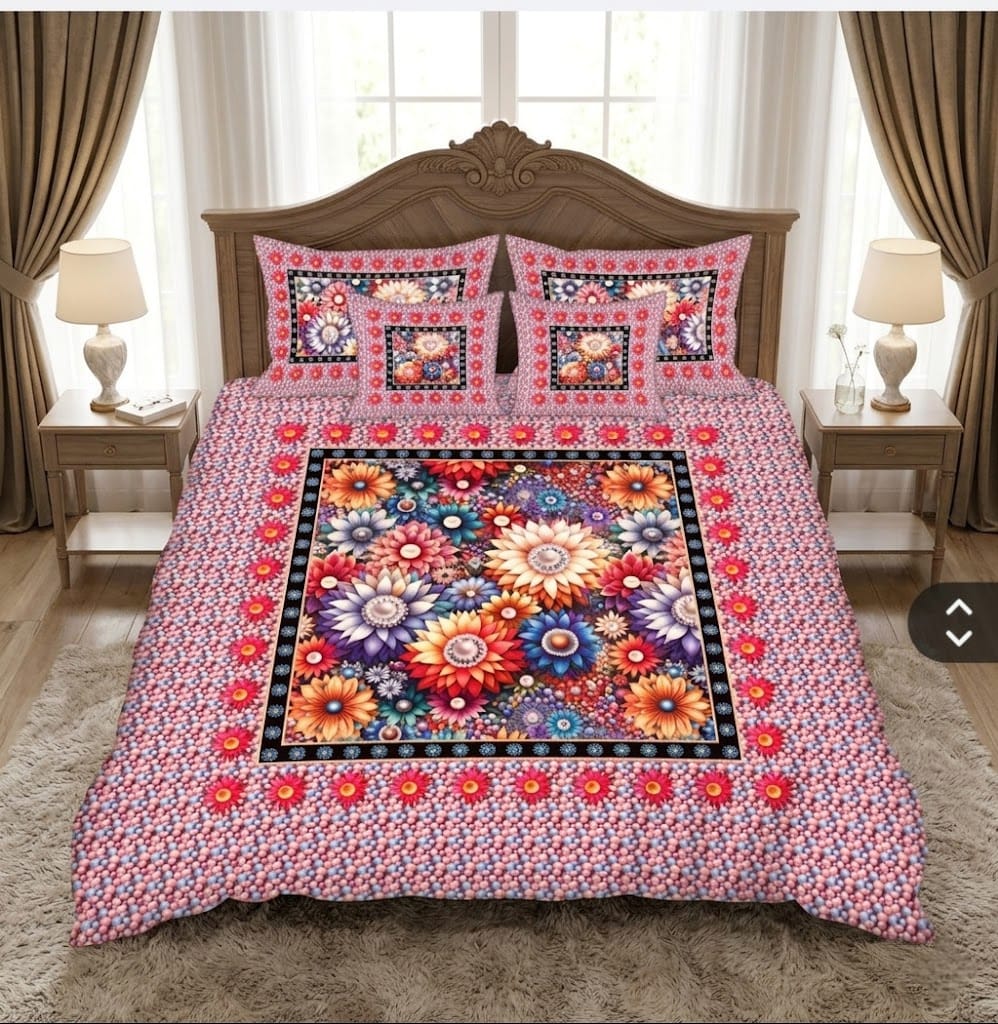 BEDIOR 5PCS DIGITAL 5D BED SHEET SET