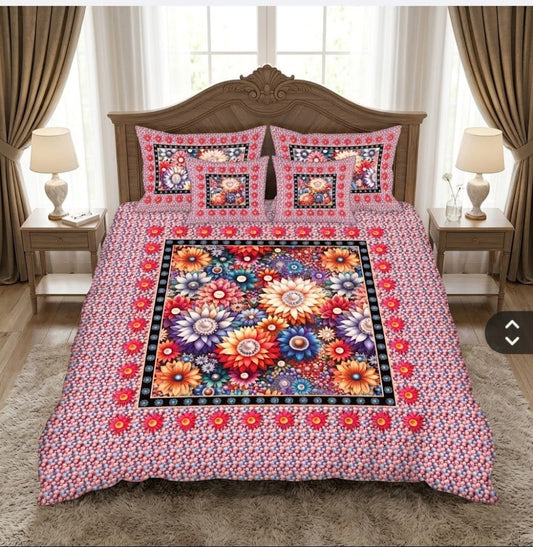 BEDIOR 5PCS DIGITAL 5D BED SHEET SET