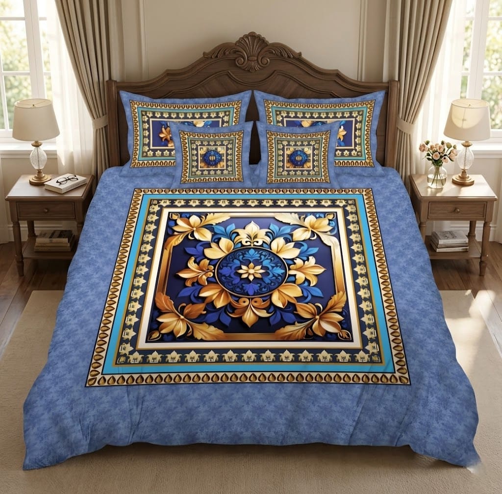 BEDIOR 5PCS DIGITAL 5D BED SHEET SET